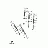 Схема вузла: Клапан Yamaha WR250 WR250F