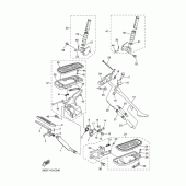 Схема узла: Подножки и Подставка Yamaha XVS1100 Drag Star Classic