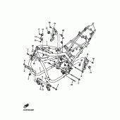 Схема узла: Рама Yamaha FZS1000 FZ1