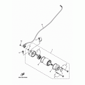 Схема вузла: Електричний стартер Yamaha XSR900/ MTM850 XSR900 Abarth