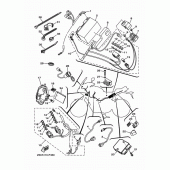 Схема вузла: Электрооборудование 1 Yamaha FJ09 FJ-09