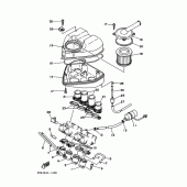 Схема вузла: Впускна система Yamaha FZX250 ZEAL