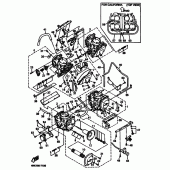 Схема вузла: Карбюратор Yamaha XVZ1300 Royal Star Tour Classic