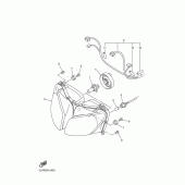 Схема вузла: Фара Yamaha FZS1000 FAZER