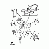 Схема вузла: Електроустаткування 2 Yamaha XV250 Virago