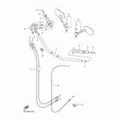 Схема узла: Руль и Тросики Yamaha FZ1 FZ1 FAZER (Naked)
