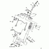 Схема узла: Рулевой механизм Yamaha XV250 Virago