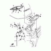 Схема узла: Боковая крышка Yamaha TDM900