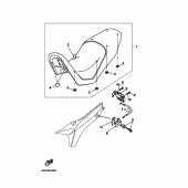 Схема узла: Сиденье Yamaha BT1100 Bulldog