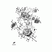Схема узла: Головка цилиндра Yamaha BT1100 Bulldog