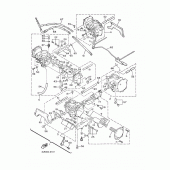 Схема вузла: Карбюратор Yamaha VMX12 V-MAX