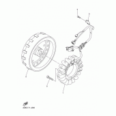 Схема вузла: Генератор Yamaha XVS1300 Midnight Star