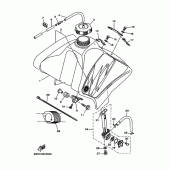 Схема узла: Топливный бак Yamaha TT-R250 TT-R250