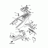 Схема узла: Крыло Yamaha TW125