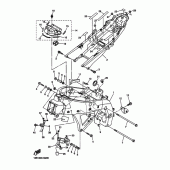 Схема вузла: Рама Yamaha YZF-R6/YZF600 R6