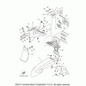 Схема вузла: Крило Yamaha XT250 XT250