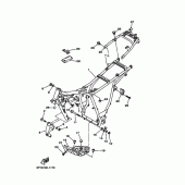Схема узла: Рама Yamaha TW200