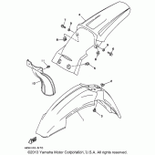 Схема узла: Крыло Yamaha WR250 WR250Z