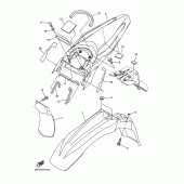 Схема узла: Крыло Yamaha WR250 WR250X