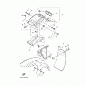 Схема узла: Крыло Yamaha XG250 TRICKER