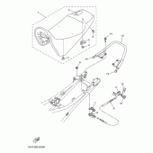 Схема узла: Сиденье Yamaha YBR250