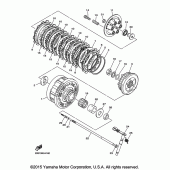 Схема вузла: Зчеплення Yamaha FZ6 FZ6R