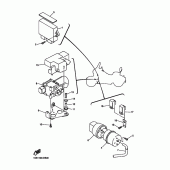 Схема узла: Электрооборудование 3 Yamaha XVZ1300 Royal Star Tour Deluxe