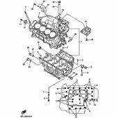 Схема вузла: Картер двигуна Yamaha YZF-R7 R7