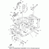 Схема вузла: Рама Yamaha XVS650 V-Star Classic
