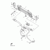 Схема узла: Radiateur a huile Yamaha XJR1300