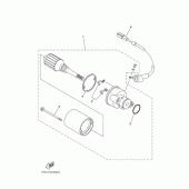 Схема вузла: Електричний стартер Yamaha TTR50 TT-R50