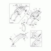 Схема вузла: Крило Yamaha TTR125 TT-R125