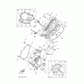 Схема узла: Крышки картера 1 Yamaha YZF-R125