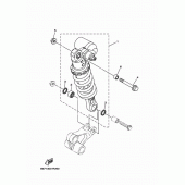 Схема вузла: Задня підвіска Yamaha FZ10/MTN1000 MT-10