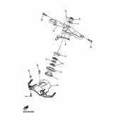 Схема вузла: Рульовий механізм Yamaha YZF-R6/YZF600 R6 RaceBase