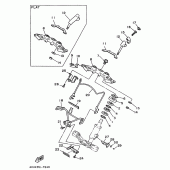 Схема узла: Рулевой механизм Yamaha XV535 Virago