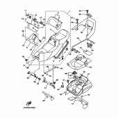 Схема вузла: Сидіння Yamaha YP250 Majesty DX