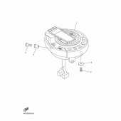Схема узла: Панель приборов Yamaha FZ6 FZ6 FAZER (ABS)