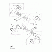 Схема узла: Поворотники Yamaha YZF-R6/ YZF600 R6