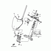 Схема вузла: Рульовий механізм Yamaha TTR110 TT-R110