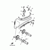 Схема вузла: Розподільний вал та Ланцюг ГРМ Yamaha YP400 Grand Majesty