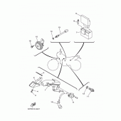 Схема вузла: Електроустаткування 2 Yamaha XG250 TRICKER