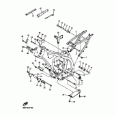 Схема узла: Рама Yamaha YZ450F YZ450F