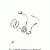 Схема вузла: Генератор Yamaha TW200