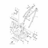 Схема вузла: Рама Yamaha YZ125