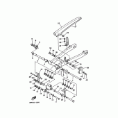 Схема узла: Задний рычаг и Подвеска Yamaha SRX250