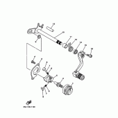 Схема вузла: Вал перемикання Yamaha WR250 WR250F