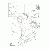 Схема узла: Фара Yamaha WR250 WR250R