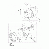 Схема вузла: Фара Yamaha XVS950 Midnight Star