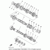 Схема узла: Трансмиссия Yamaha WR250 WR250Z